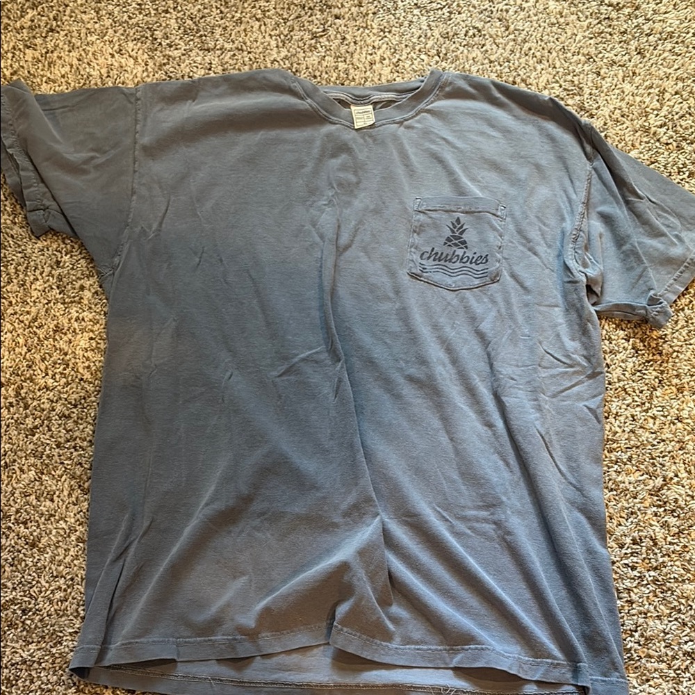 Chubbies Light Blue Washed Cotton Tee